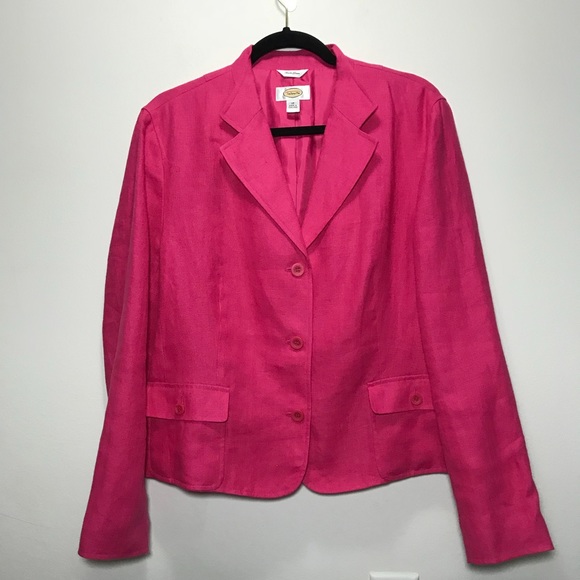 talbots irish linen jacket